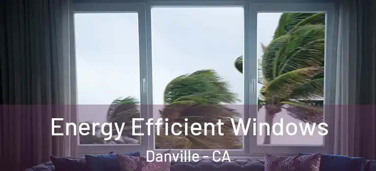  Energy Efficient Windows Danville - CA
