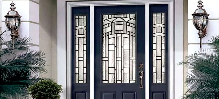 Stained Glass Door Panels in Danville, CA