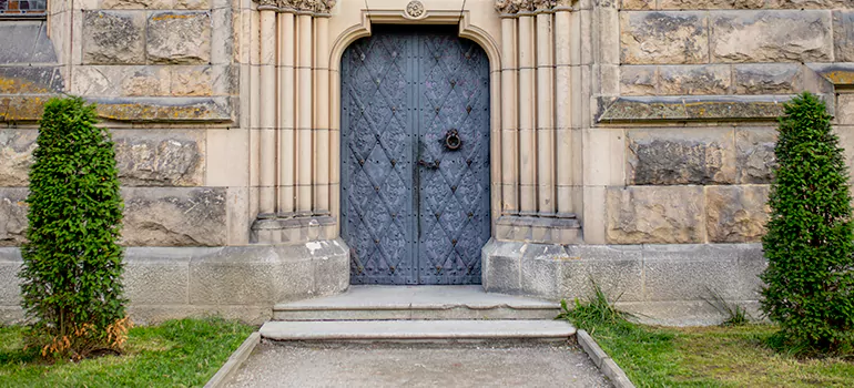 Traditional Double Front Doors in Danville, CA