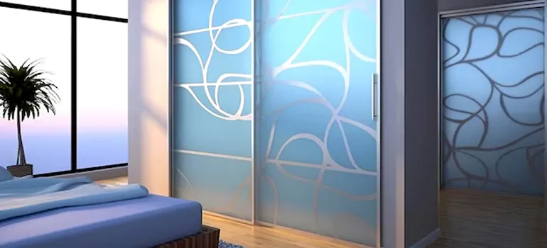 Frosting Glass Cabinet Doors in Danville, CA