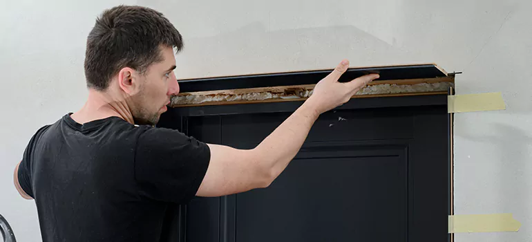 Wood Door Hole Repair in Danville, CA
